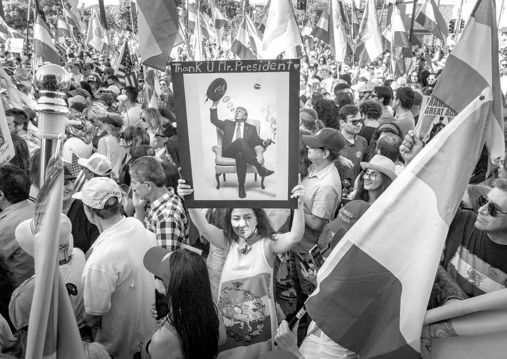 At massive Westwood rally, calls for 'free Iran'