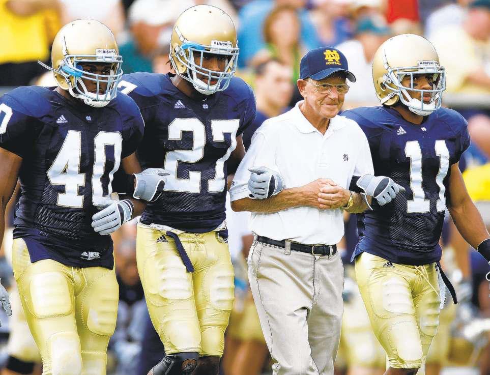 Led Notre Dame to title in 1988