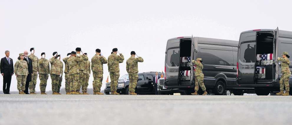 Trump says U.S. ground troops not ruled out