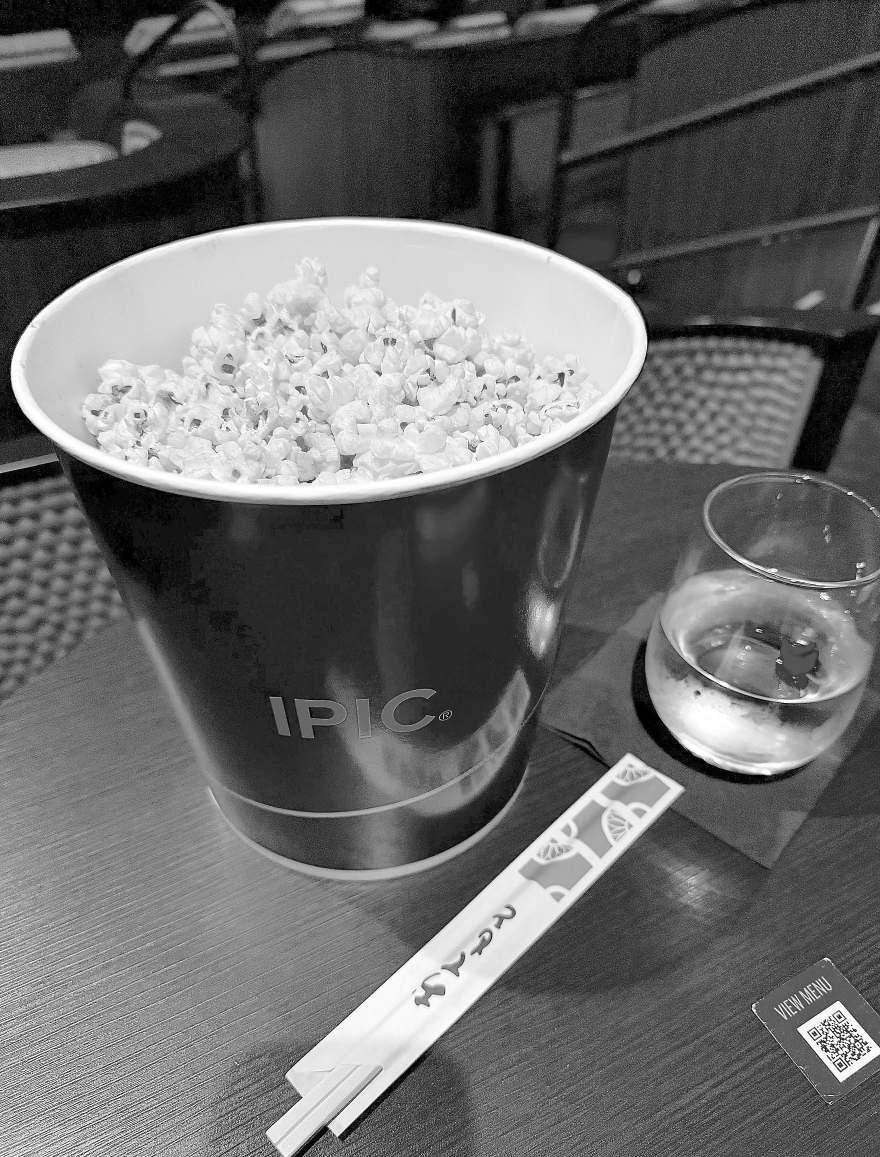 Goodbye forever, iPic popcorn