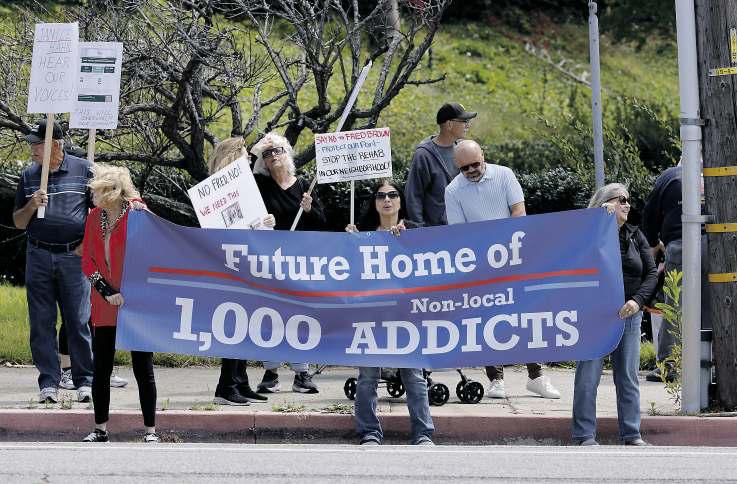 Rehab center plan draws protest