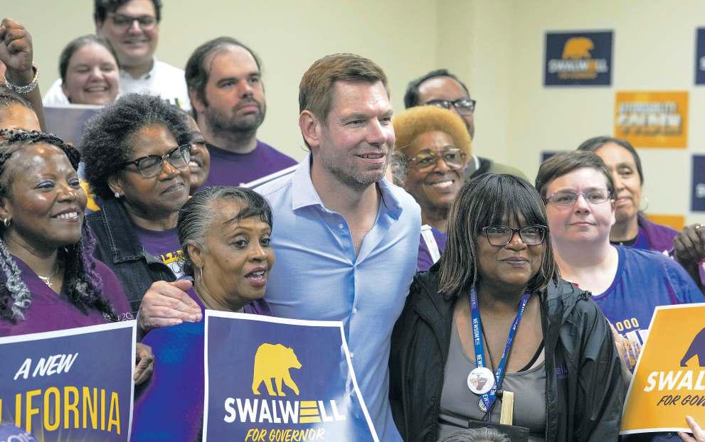 Power players who supported Swalwell now face questions