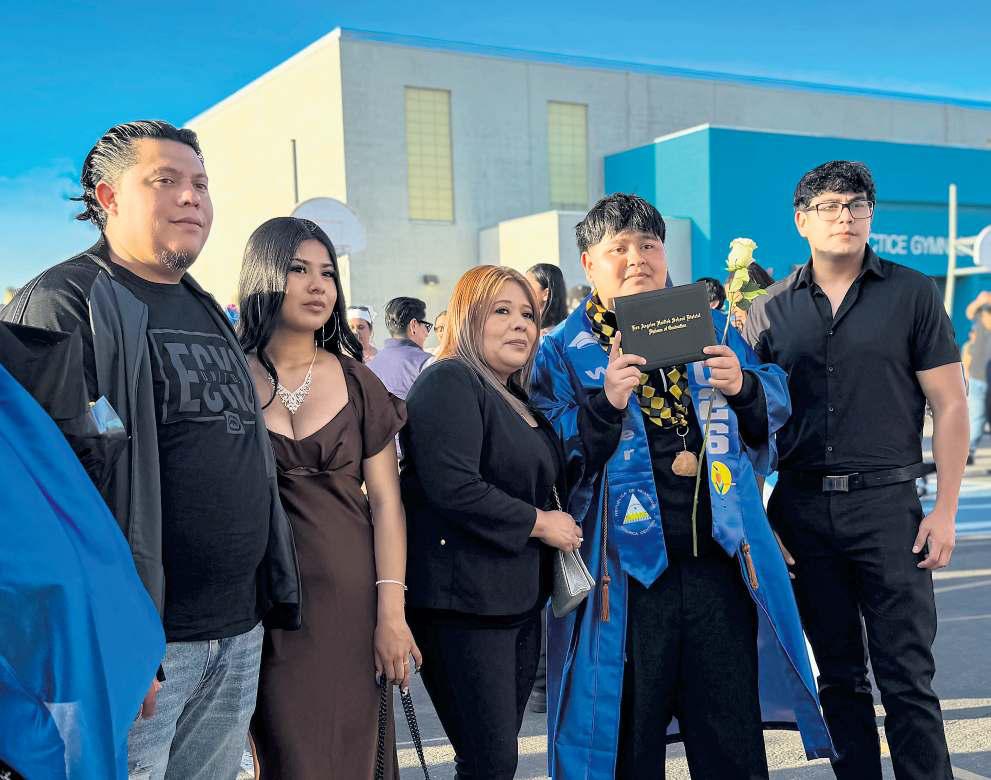 He never got a chance to pick up his diploma