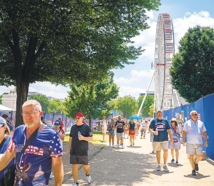 Extreme heat poses risk celebrations for 250th