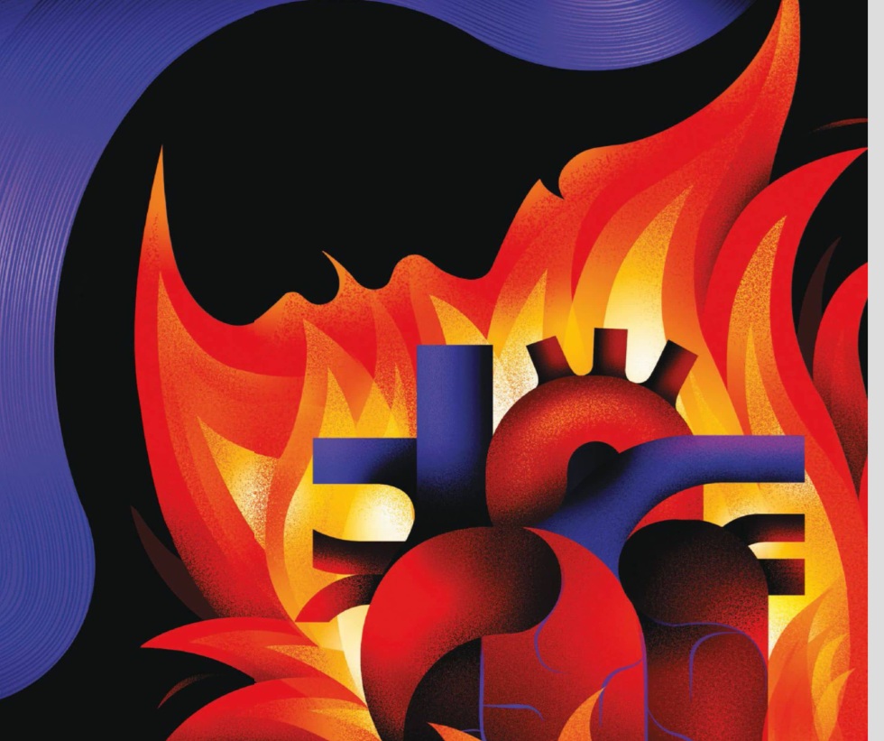 YOUR HEART IN FLAMES