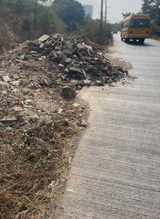 Brazen Debris Blocking Sinhagad Road Alternative Route