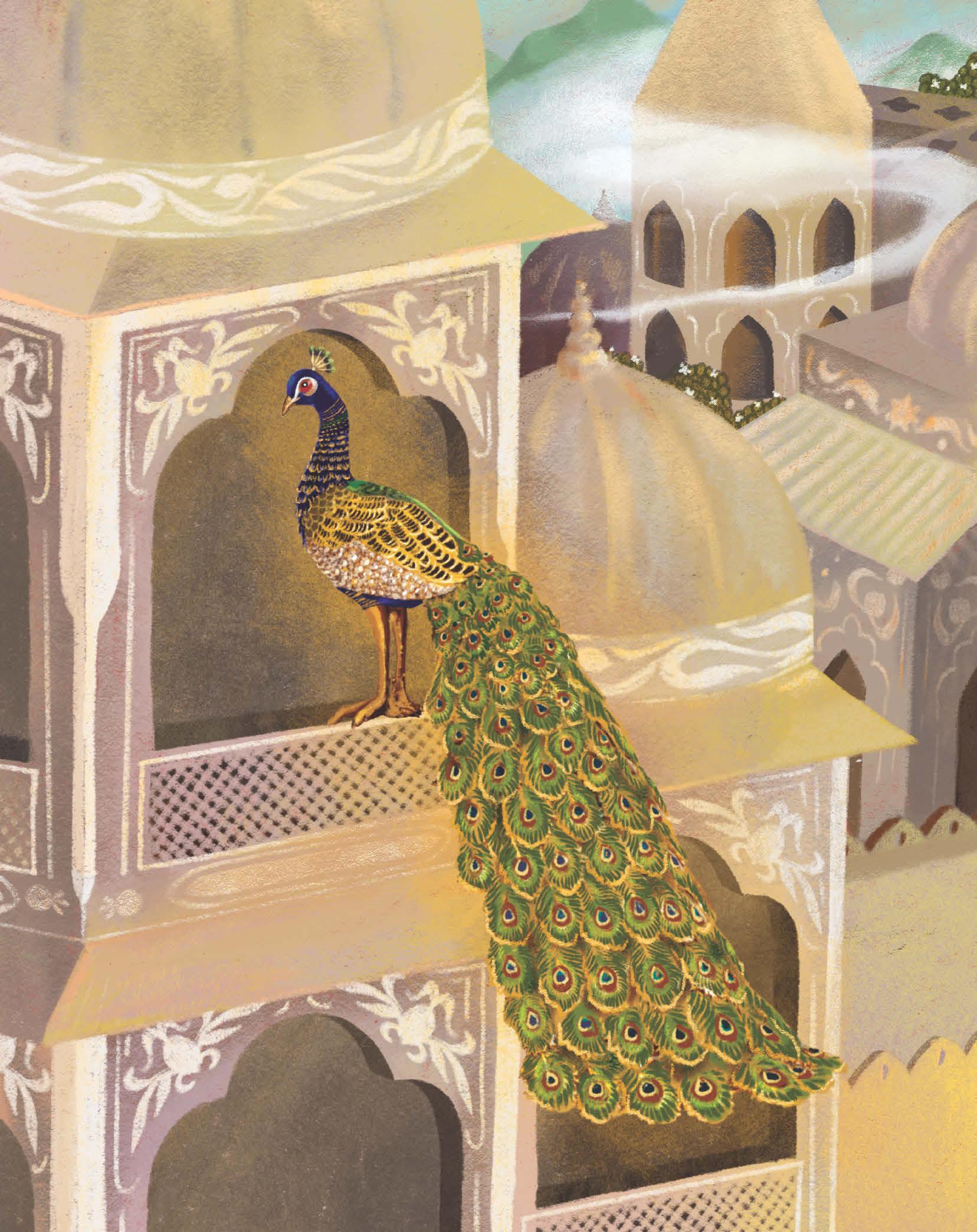 Elegance in Full Plumage