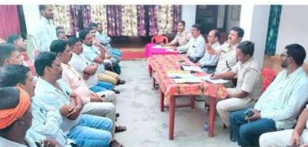 Peace Committee Meeting Held at Radhanagar Police Station, Strict Guidelines Issued for Ram Navami Processions