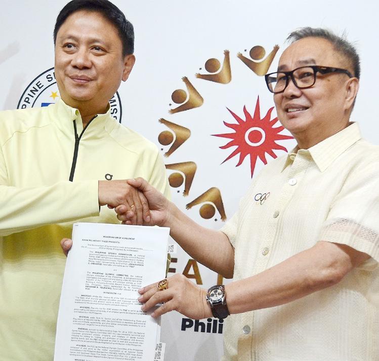 Tolentino presents 'gift' to young, talented athletes