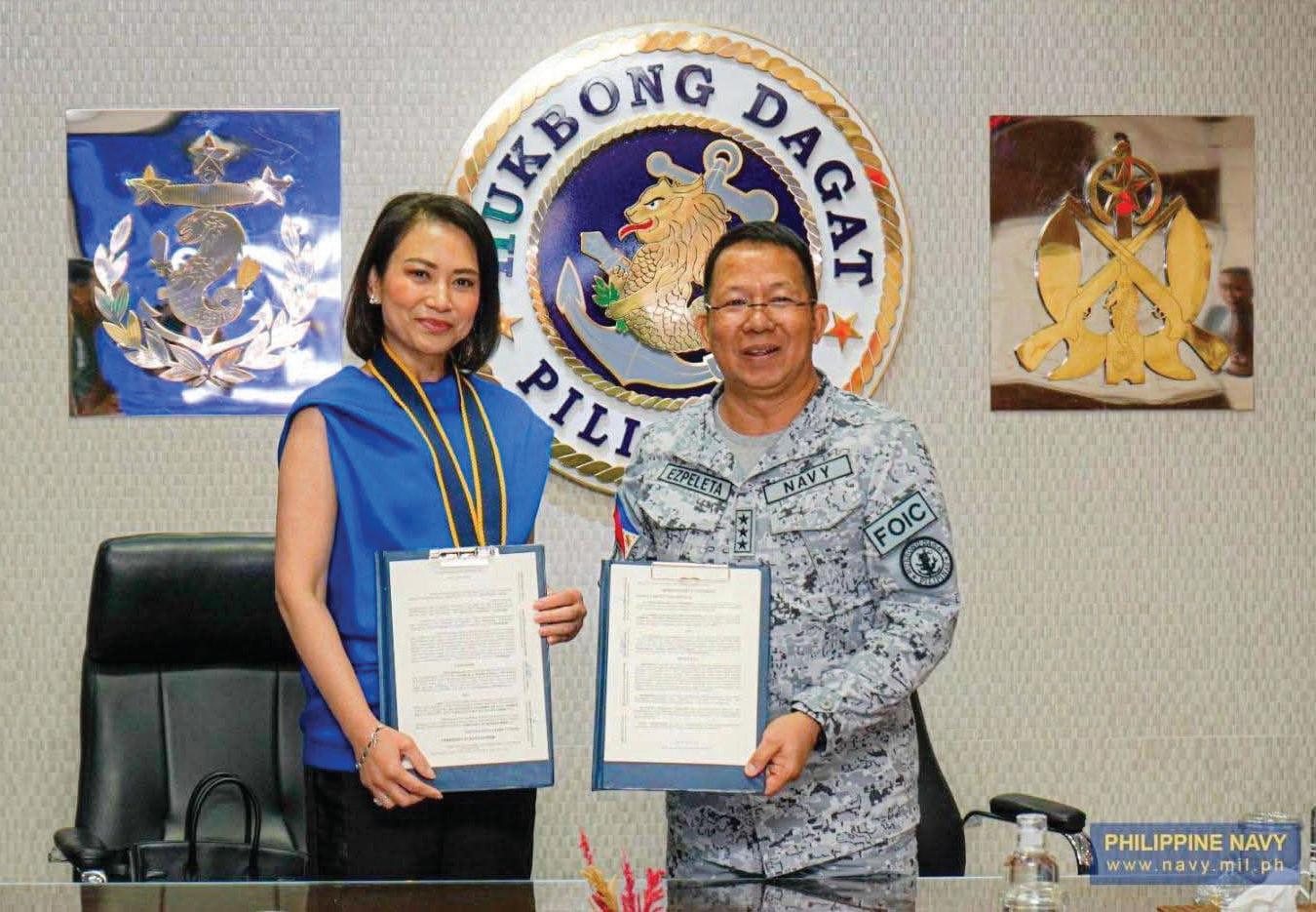 Navy, Globalport sign partnership