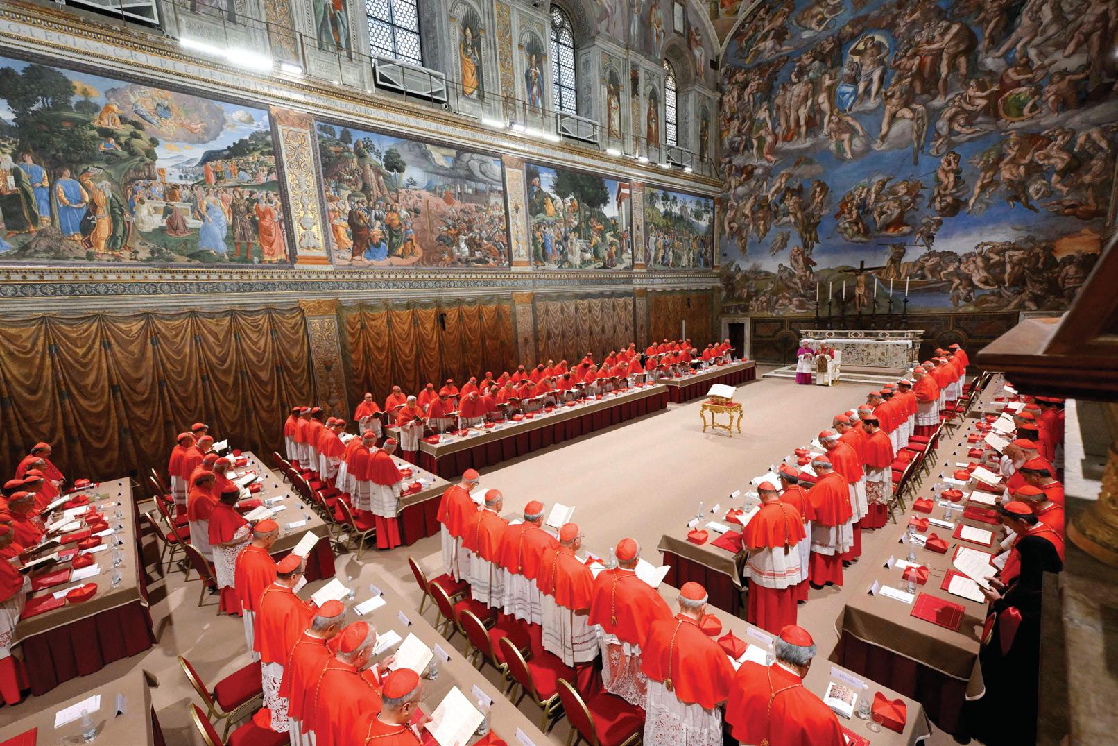 Cardinal found with phone during conclave to elect pope