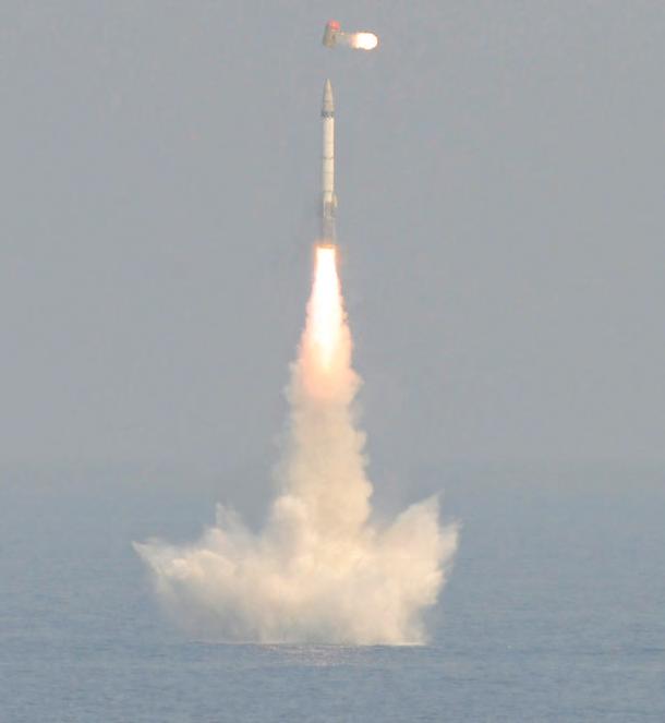 Indian Navy Set to Test K-6 Hypersonic Ballistic Missile