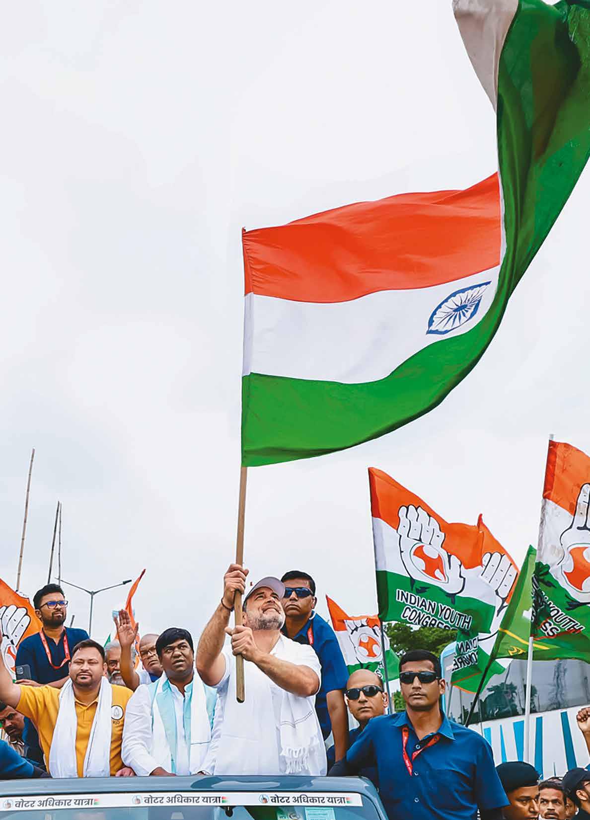 Many Riders in the Bihar Caravan