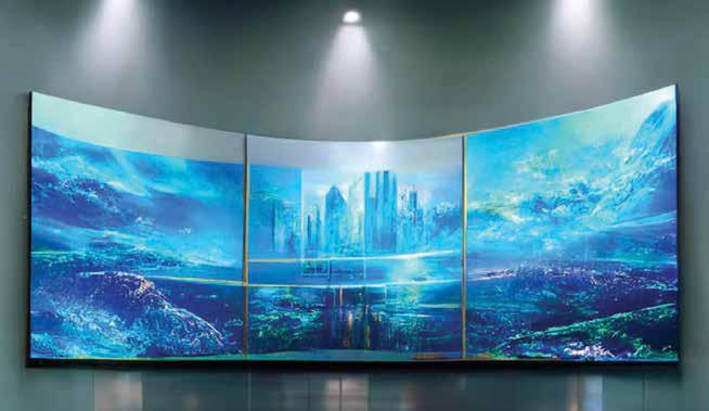 The future unfolds in LED displays